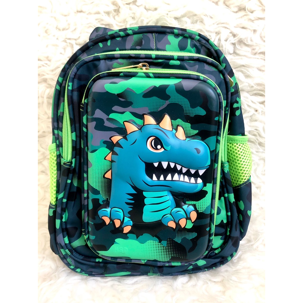 OGES TAS - Tas Sekolah Anak TK Tas Ransel TK Karakter Timbul Import Hardcase