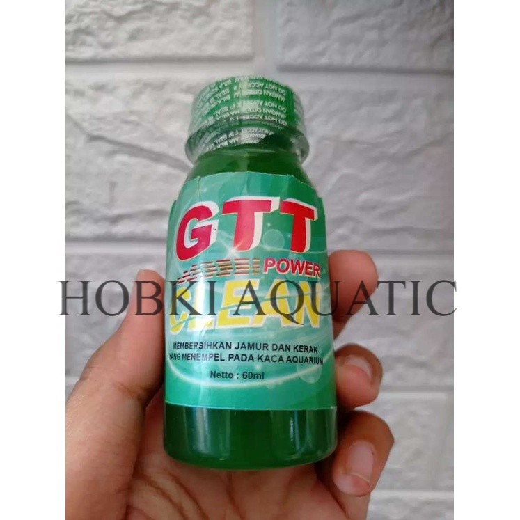 PEMBERSIH KACA AQUARIUM GTT POWER CLEAN & GO WIPPER OBAT JAMUR KACA AQUARIUM