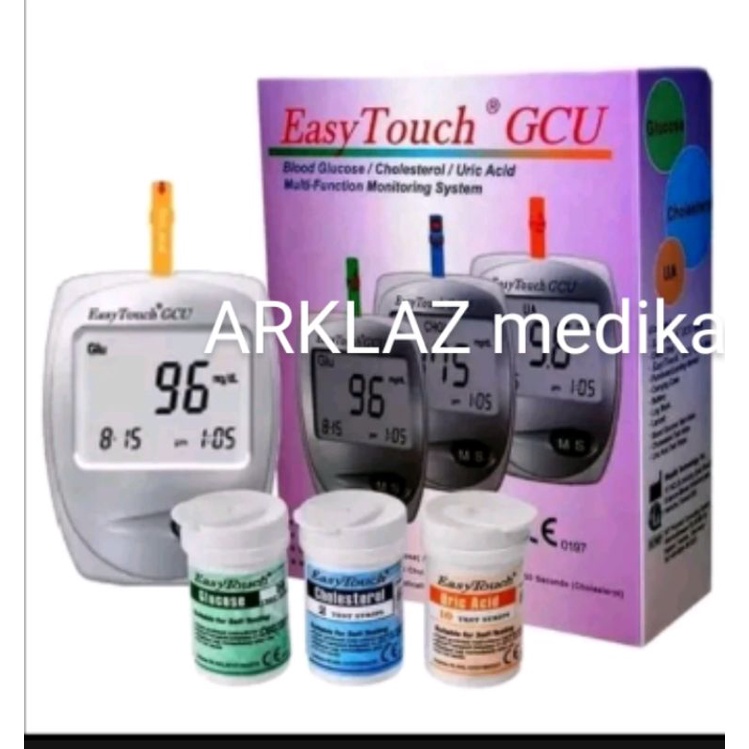 Alat cek kadar  gula darah/ Tes gula darah/ tes diabetes  easy touch GCU
