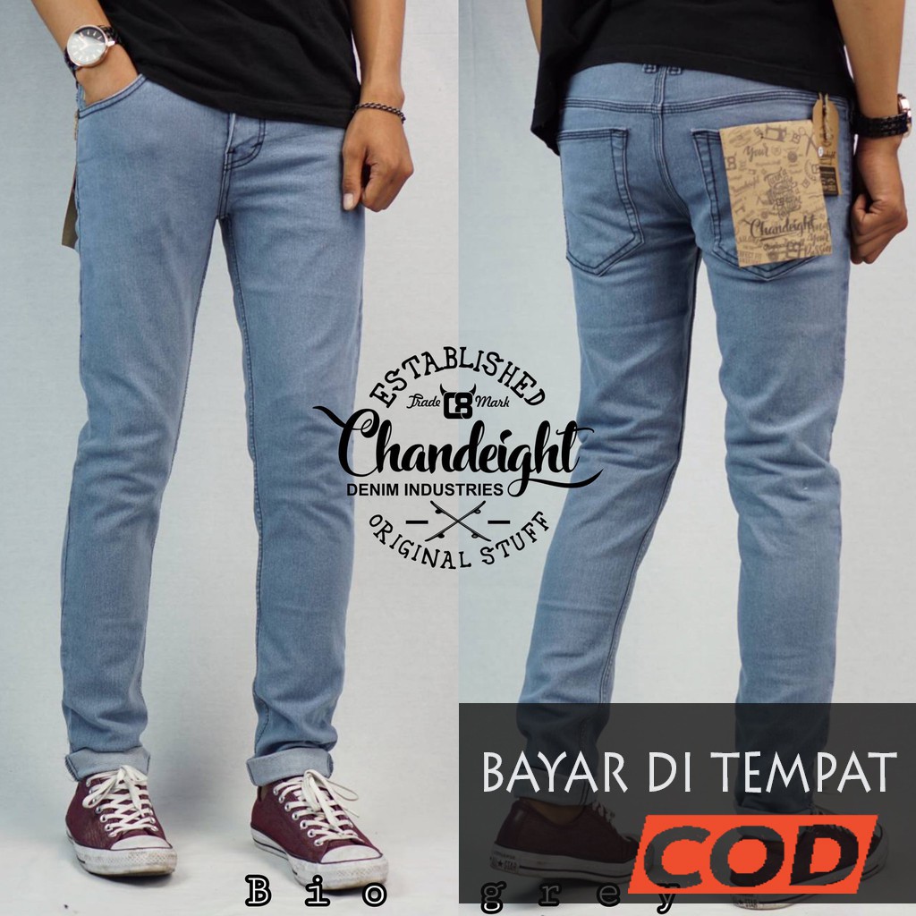 Celana Jeans Pria Skinny Hitam 28 32 Slimfit Levis Lois PSD COWOK TERBARU Super Trendy