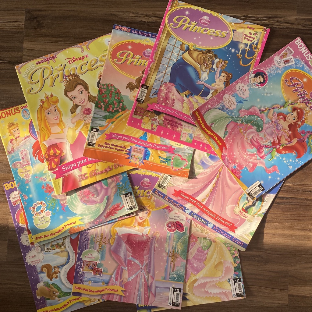 

MAJALAH DISNEY PRINCESS BEKAS PRELOVED BUKU MAGAZINE