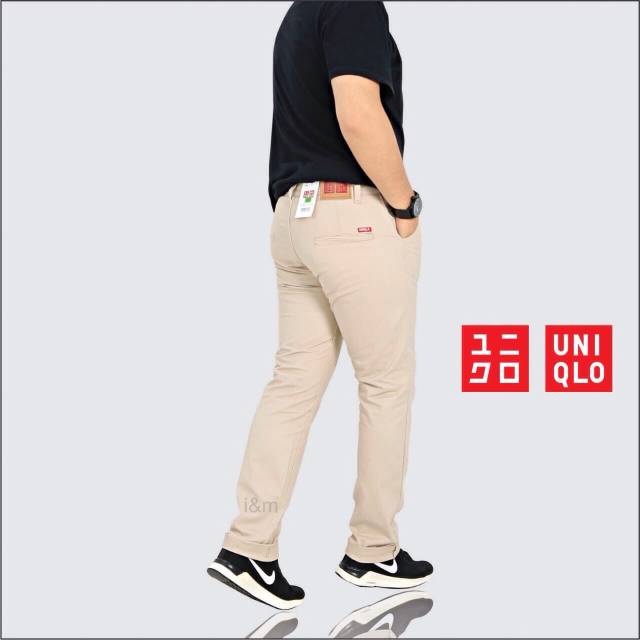 CELANA CHINO PRIA SAKU UNIQLO  IM I&M I'M UNIQLO CHINO UNIQLO CINO UNIQLO PRIA ORIGINAL-1