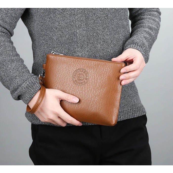 Betterbags Kode BC-008 Business Clutch PU Leather Tas Tangan Handbag Pria Wanita/Tas Dompet Panjang