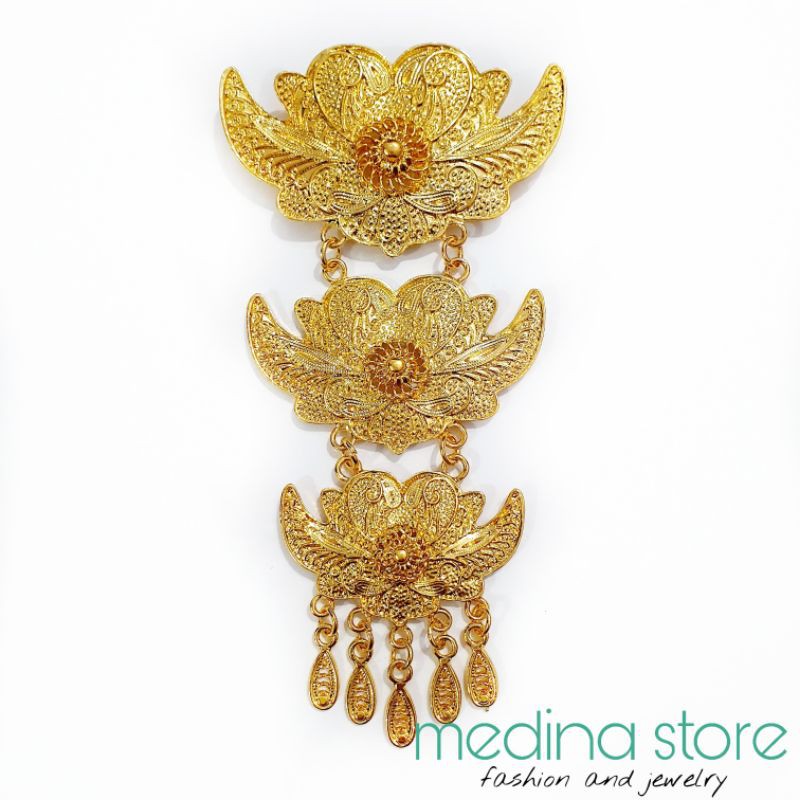 Bros Kebaya/Bros Susun/Bros Kutubaru/Bros Seragam Pesta/Bros Grosir Murah Mewah-A - Emas