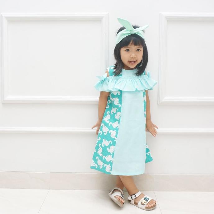 Keneshkids dress batik anak perempuan 6 bulan - 12 TAHUN kawung series