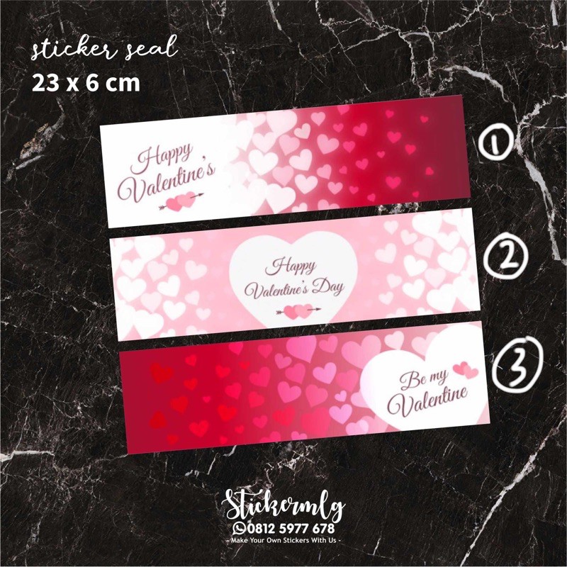 

STICKER SEGEL / SEAL / BELT VALENTINE EDITION 01
