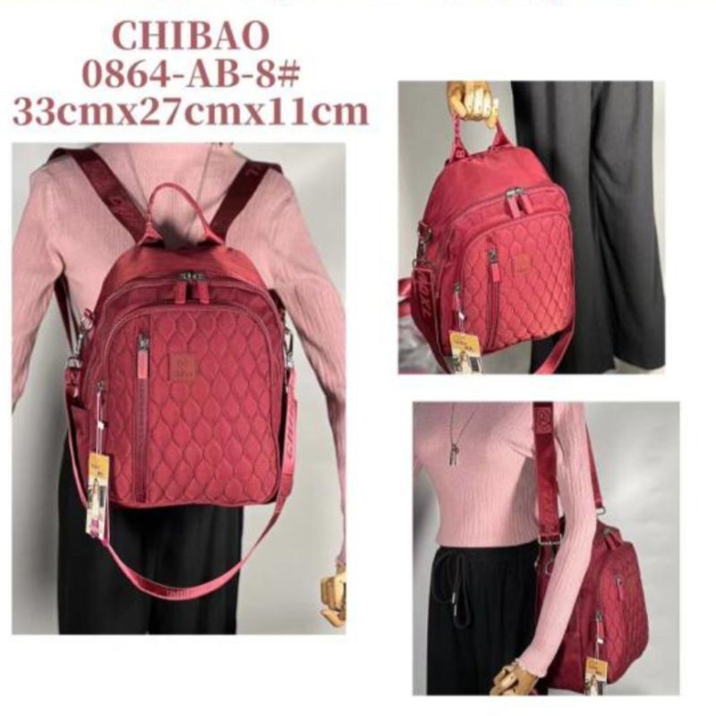 Tas wanita ransel bisa selempang chibao import 0864-AB