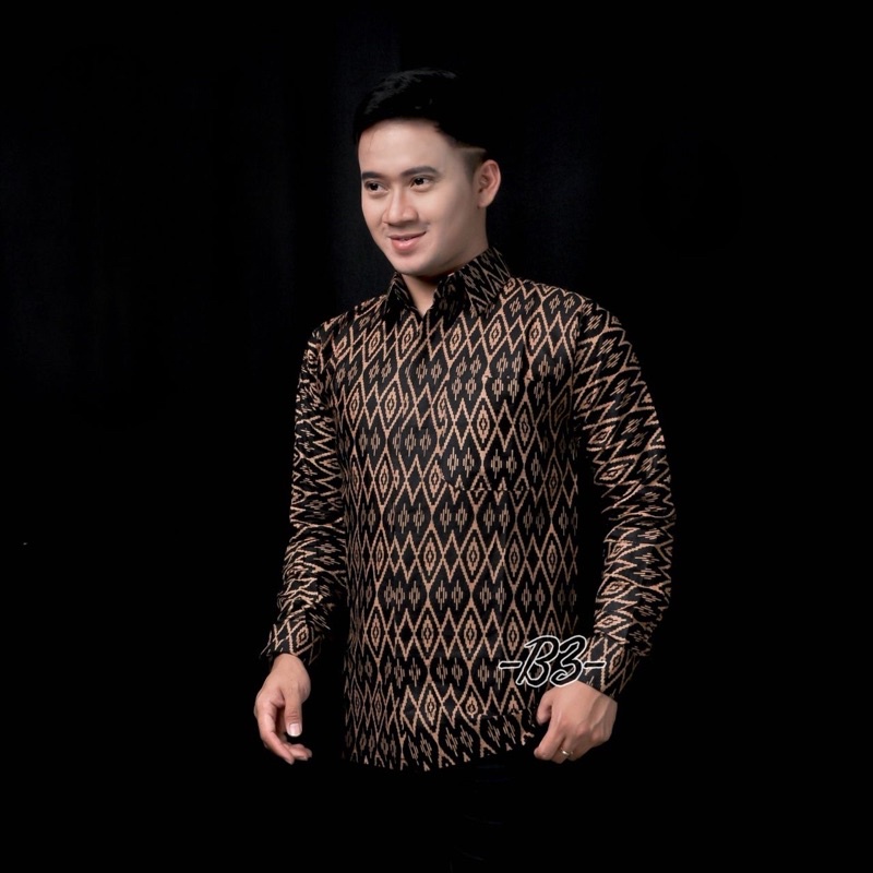 Kemeja Batik Pria Lengan Panjang Baju batik Kemeja Pria Premium Atasan Batik