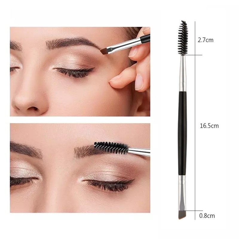 KUAS ALIS 2in1 // Double Eyebrow Brush | Eyelash Brush | Sikat Alis | Maskara Wand | Sisir Alis | Mascara Brush