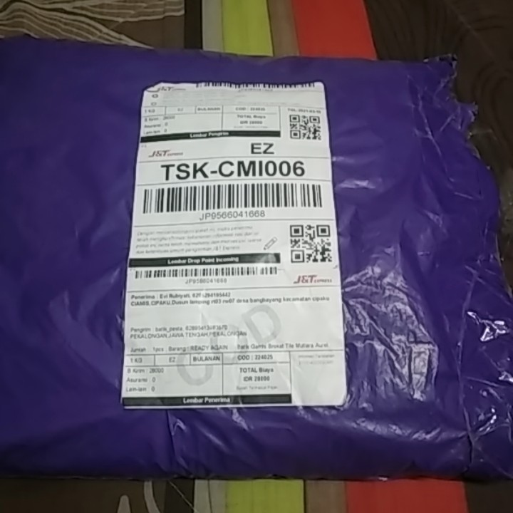 Ready Again...!!!batik Gamis Brokat Tile Mutiara Aurel Premium - Kayla - Sabrina