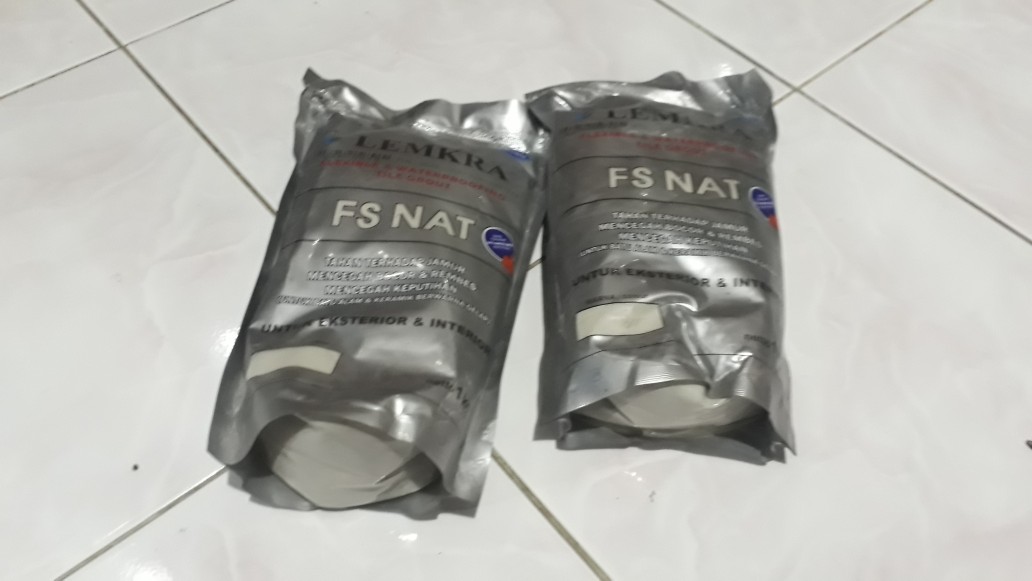 Lemkra Fs Nat Pengisi Cor Rongga Nat Keramik Warna