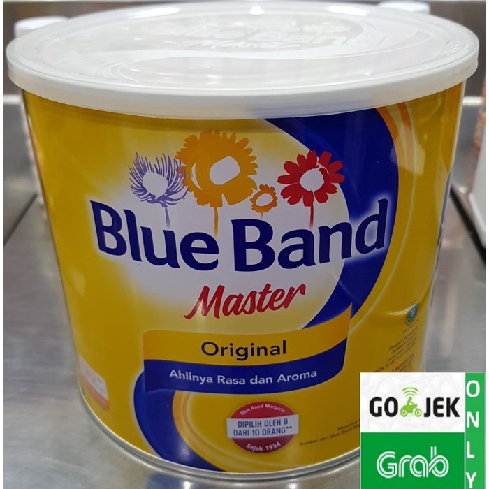 

butter-mentega- mentega blueband master original 2 kg margarine kaleng serbaguna grosi -mentega-