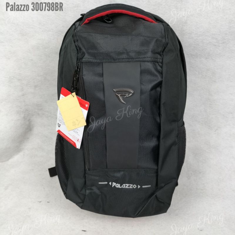 Ransel Laptop Palazzo 300 Tas Sekolah Kerja Pria Emboss Belakang Original