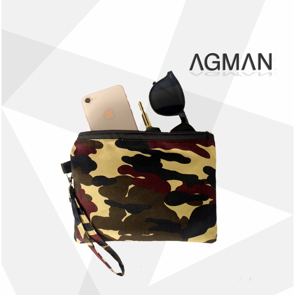 Tas Tangan Clutch Army Atau Pouch Army Bisa Untuk Tempat Vapor