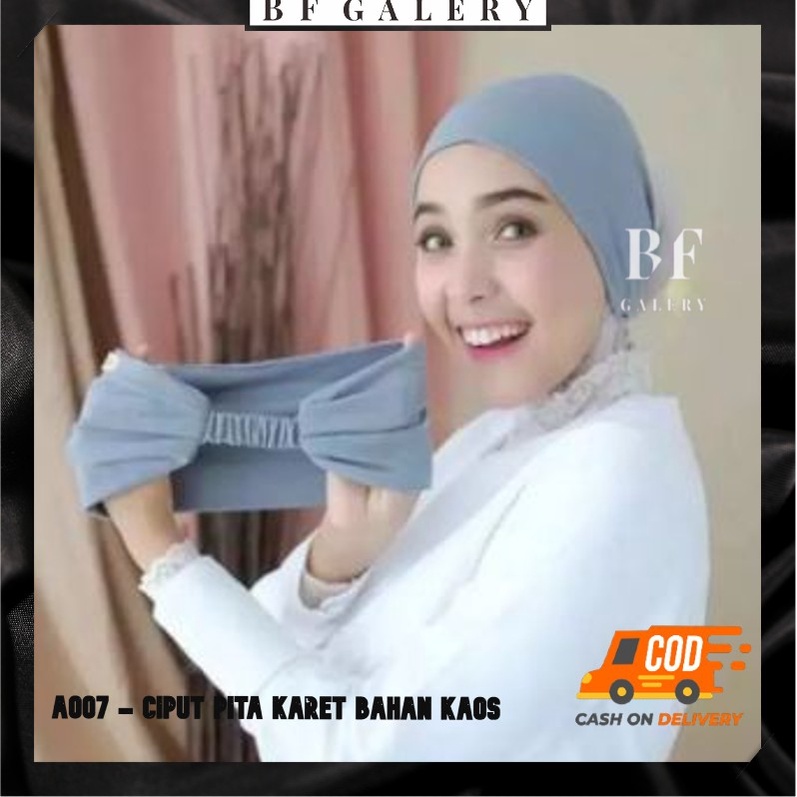 BFA007 Ciput Bandana Bahan Kaos Iner Hijab Dewasa Dalaman Hijab Jakarta