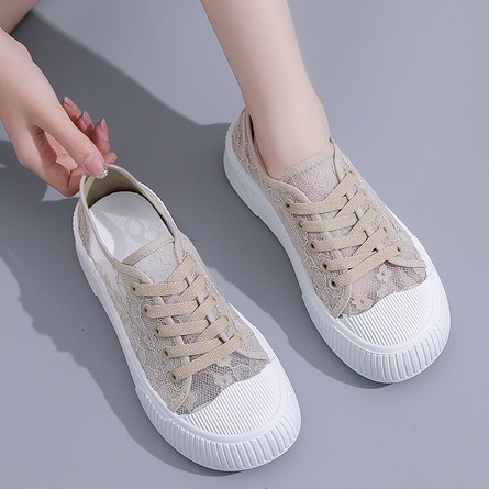 TBIG [COD] Sepatu Renda 9901 Sepatu Import Wanita Sepatu Korea Style Sekolah Kuliah