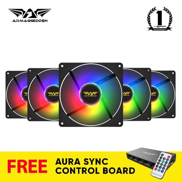 Armaggeddon Tessaraxx TX-iCore ARGB Fan | Support Aura Sync - 1 FAN, size 12cm