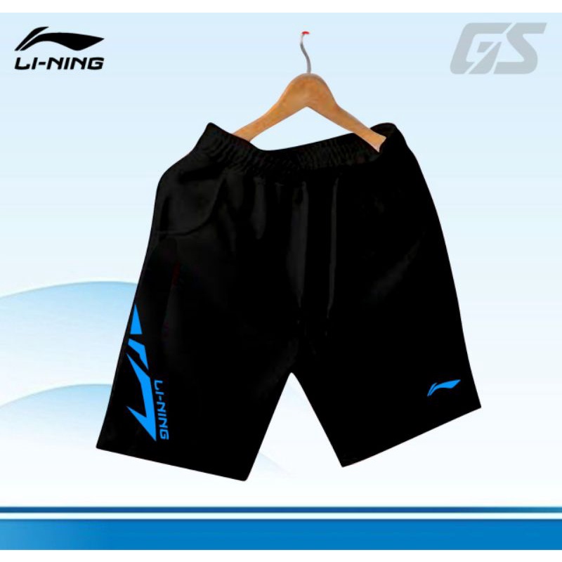 Celana Pendek Badminton Lin bawahan olahraga bulutangkis bahan lotto super unisex