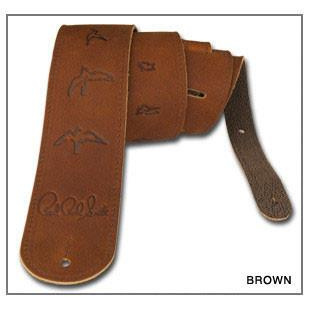 PRS STRAPS Leather, Bird design, BROWN ACC-3112   upc 825362330011