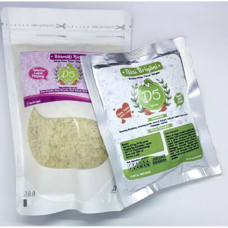 

Paket Bumbu Briyani + Beras Basmati