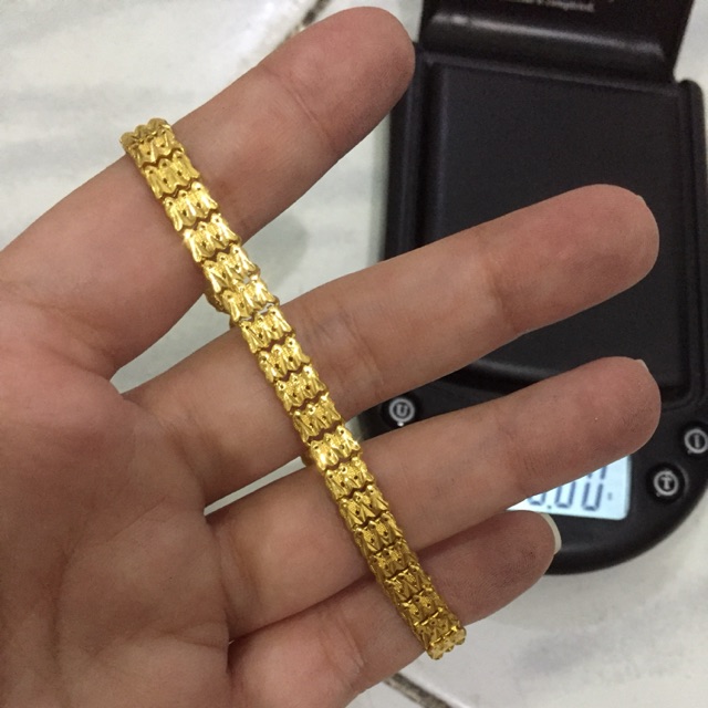 Gelang rante mas Hongkong 9999%