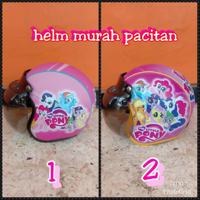 Helm bogo anak bogo murah bukan ink retro cross nhk