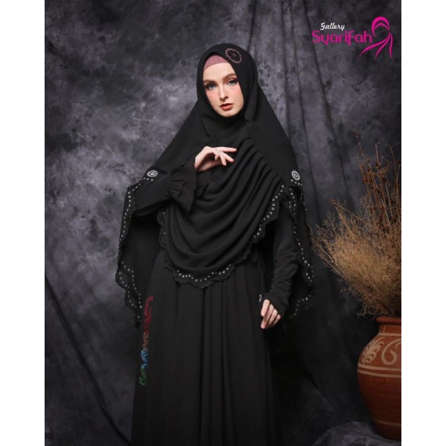 Khimar Bordir Zakiah