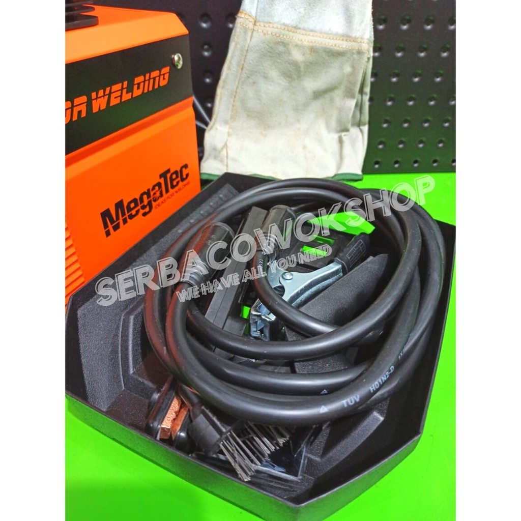 Megatec Mesin Las Listrik Inverter MMA 160 A Welding Travo MMA Bonus Sarung Tangan Las Termurah