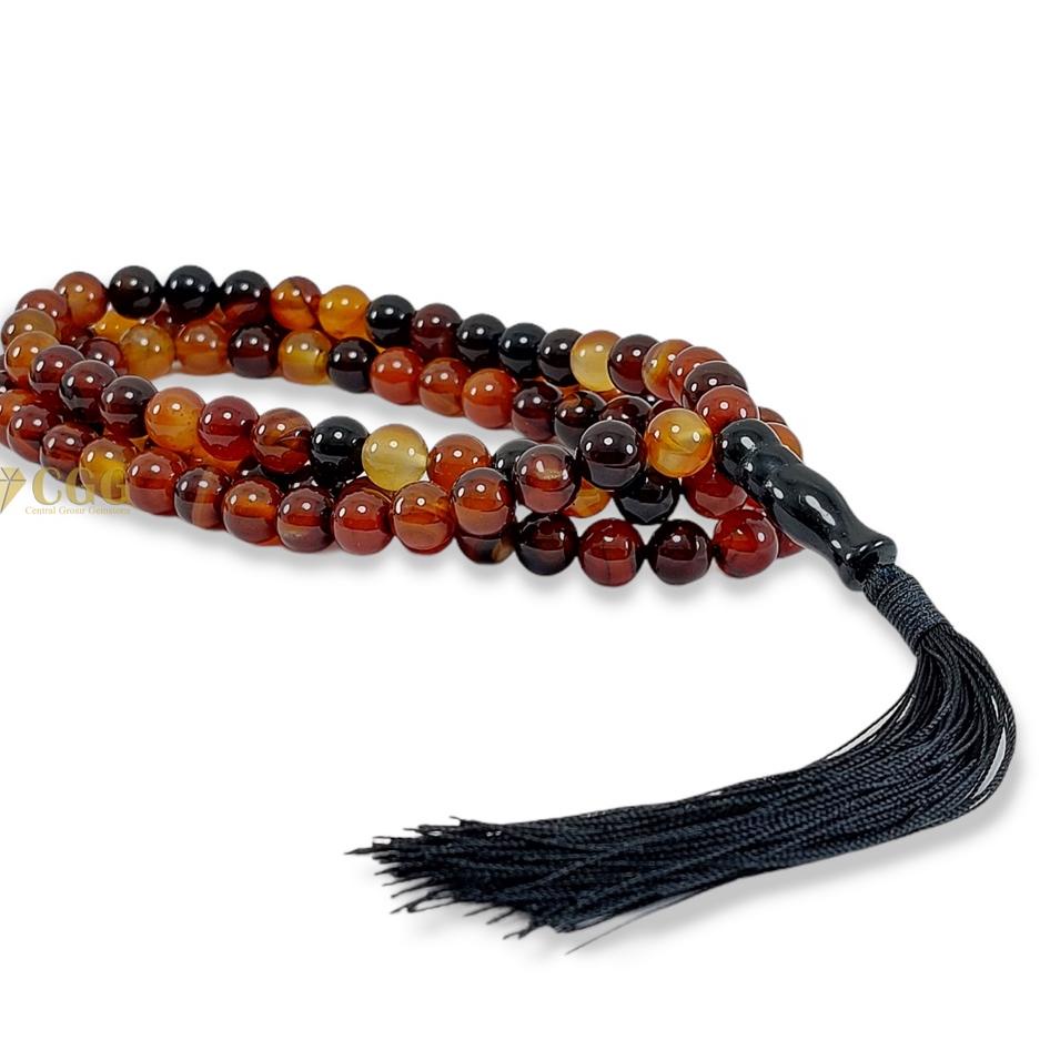 Tasbih Batu Natural Sulaiman Madu Asli "KUT. 731015"
