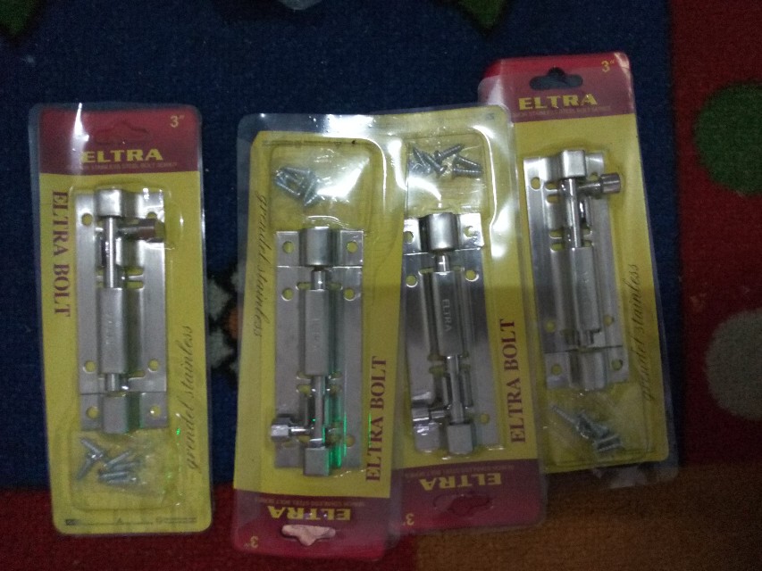 Grendel Slot Stainles 3 Inch | Selot Stanles