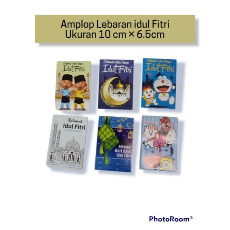 ( ISI 40) Amplop Lebaran Idul Fitri/ Amplop Karakter Angpao Lucu