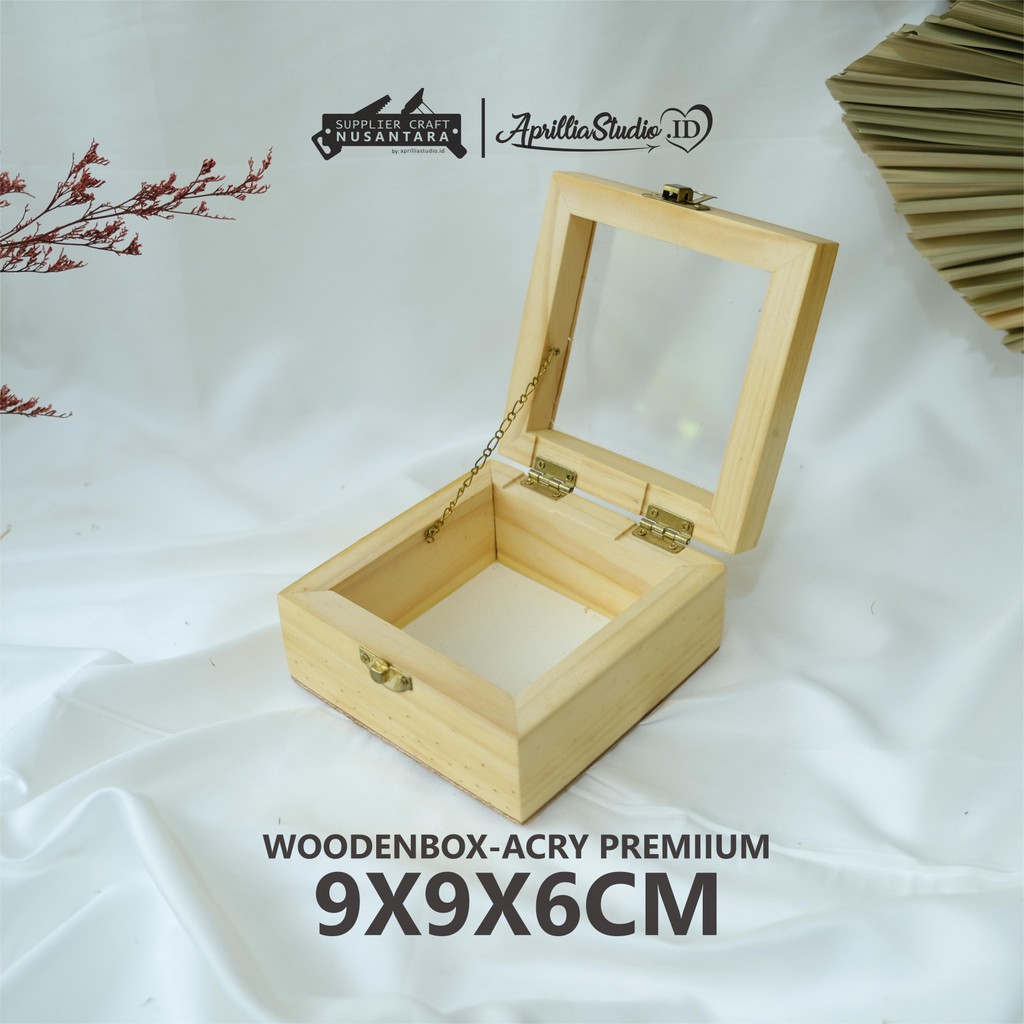 WOODEN BOX | BOX KOTAK KAYU DECOR CRAFT EKSKLUSIF