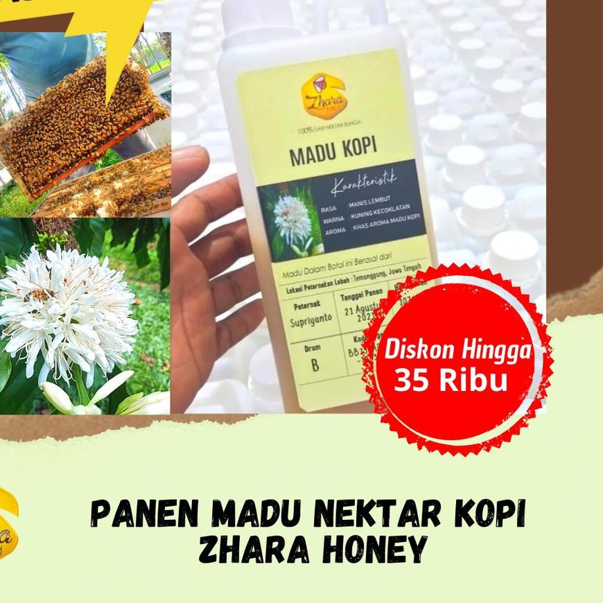 

MALL Madu Kopi 900gr Zhara Honey - Madu Asli Murni Pure Raw Honey