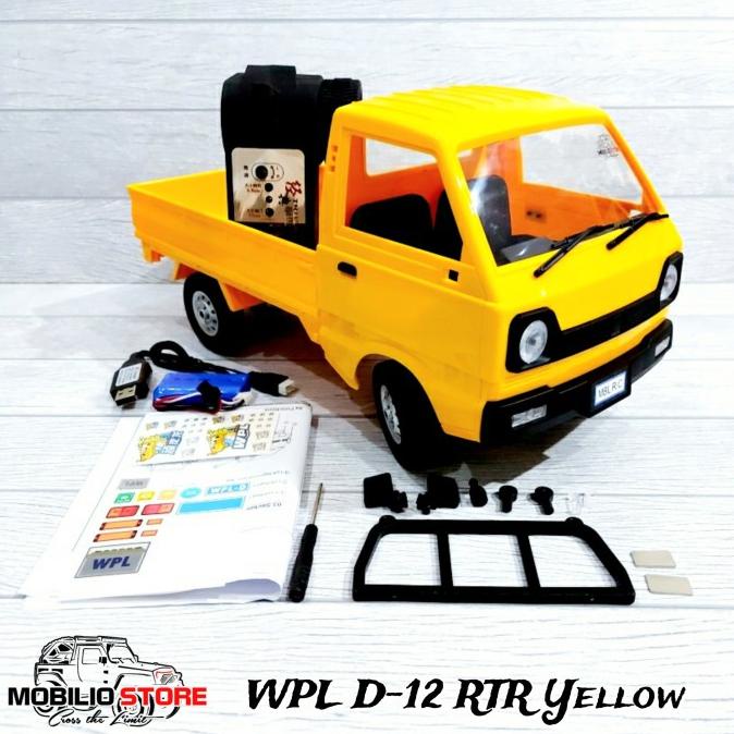 RC Car 1:10 WPL D-12 Full Propo Rear Wheel Drive RWD D12 RTR
