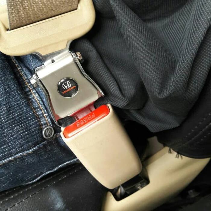 Colokan Seat belt Seatbelt Safety Belt Logo Honda 2in1 Mobil Brio