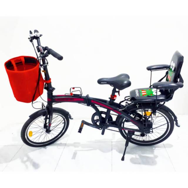 Boncengan sepeda lipat belakang