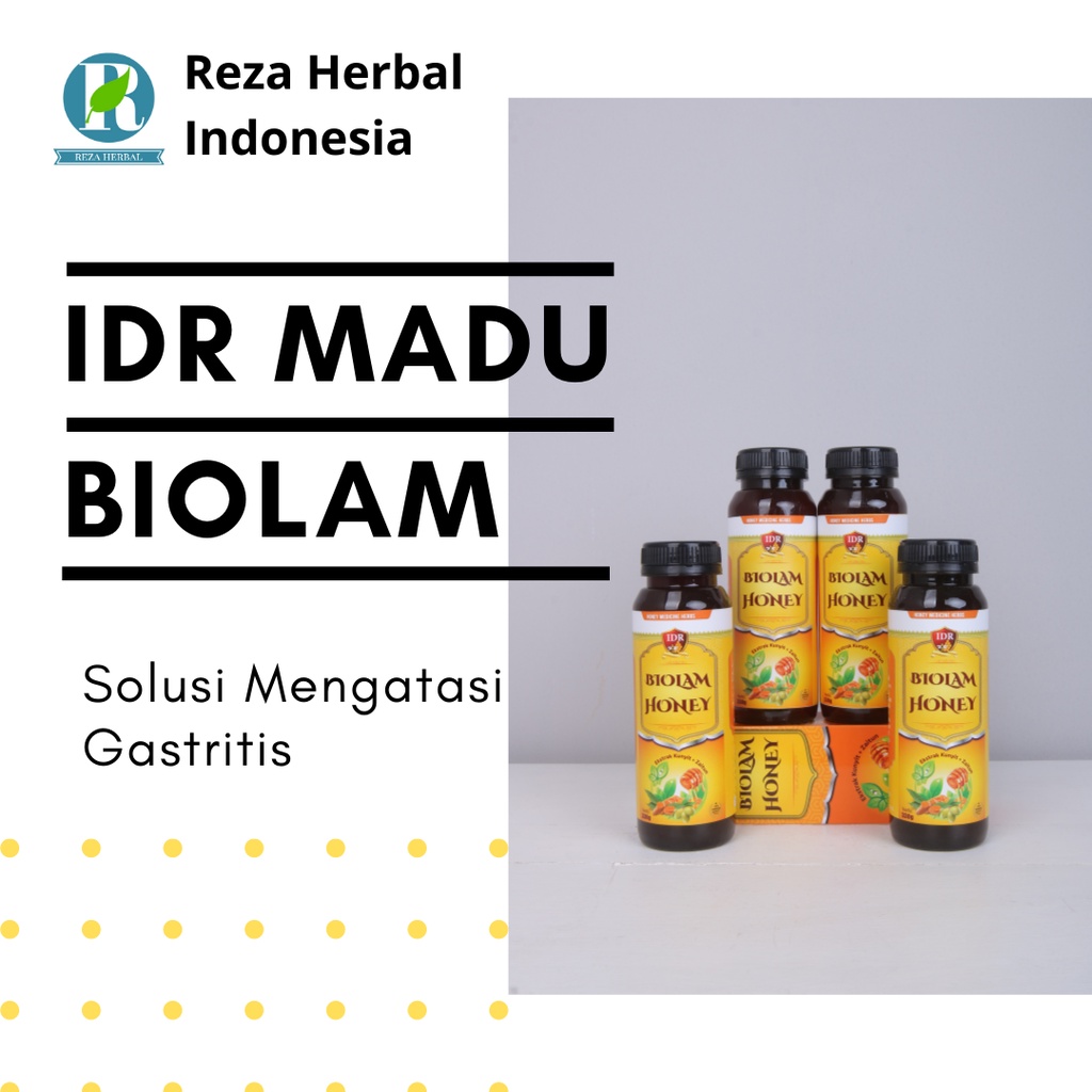 Obat Gastritis -IDR Madu Biolam