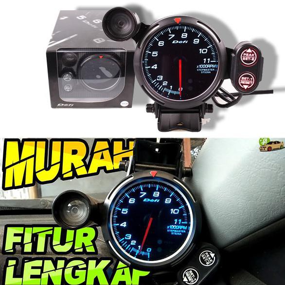 tachometer defi bf rpm 7 warna import quality