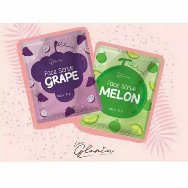 [READY] - 15gr Face Scrub - Face Scrub by Lea Gloria - Face Scrub Grape - Face Scrub Melon