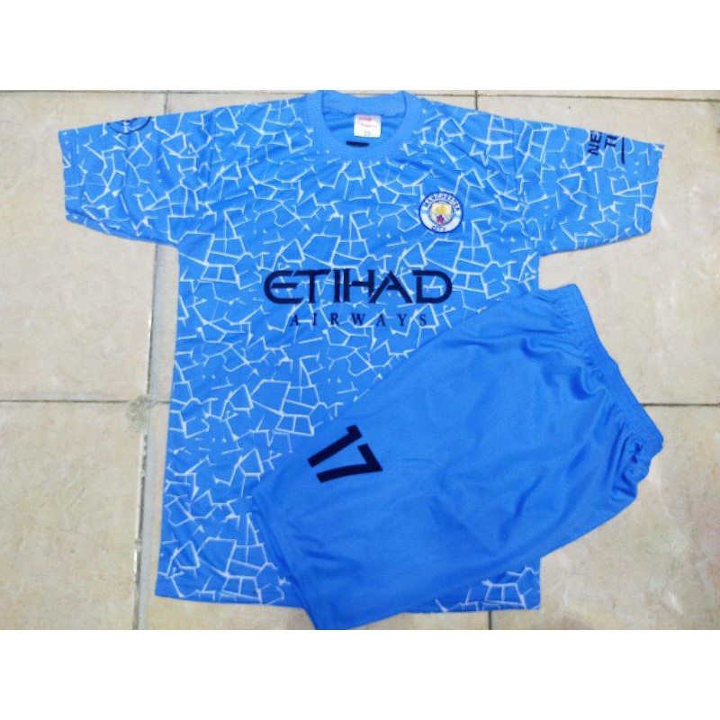 SETELAN BOLA ANAK M.CITYY HOME USIA 13-14 THN