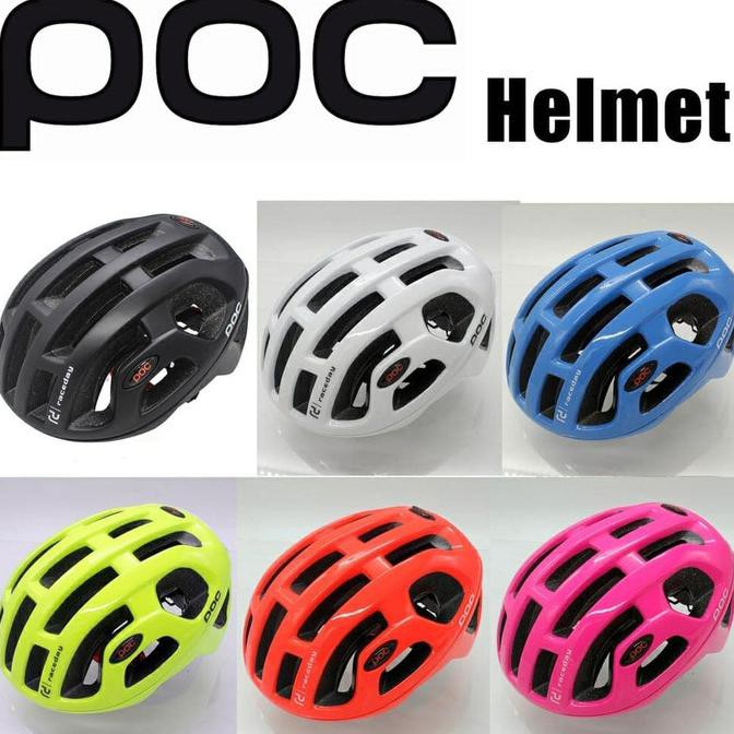 Produk Helm Sepeda Roadbike Poc Model Keren Ringan Untuk Roadbike - Hitam Diskon