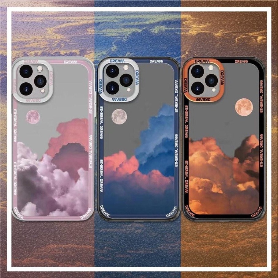 Compatible For iPhone 14 13 12 11 Pro Max X XR Xs Max 8 7 6 6s Plus SE 2020 Soft Case Pelindung Motif Cat Air Untuk