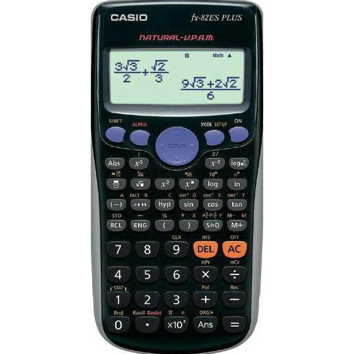

Kalkulator Scientific Casio FX-82 ES Plus FX-82ES Plus Pelajar
