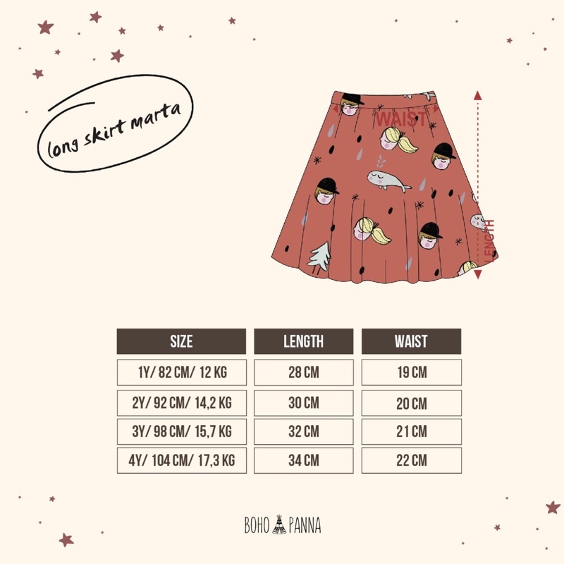 BOHOPANNA FLARE SKIRT DISNEY /TINKR BELL/ SKIRT MARTHA / Rok Anak/ SKIRT DISNEY/ ROK DISNEY / ROK ANAK