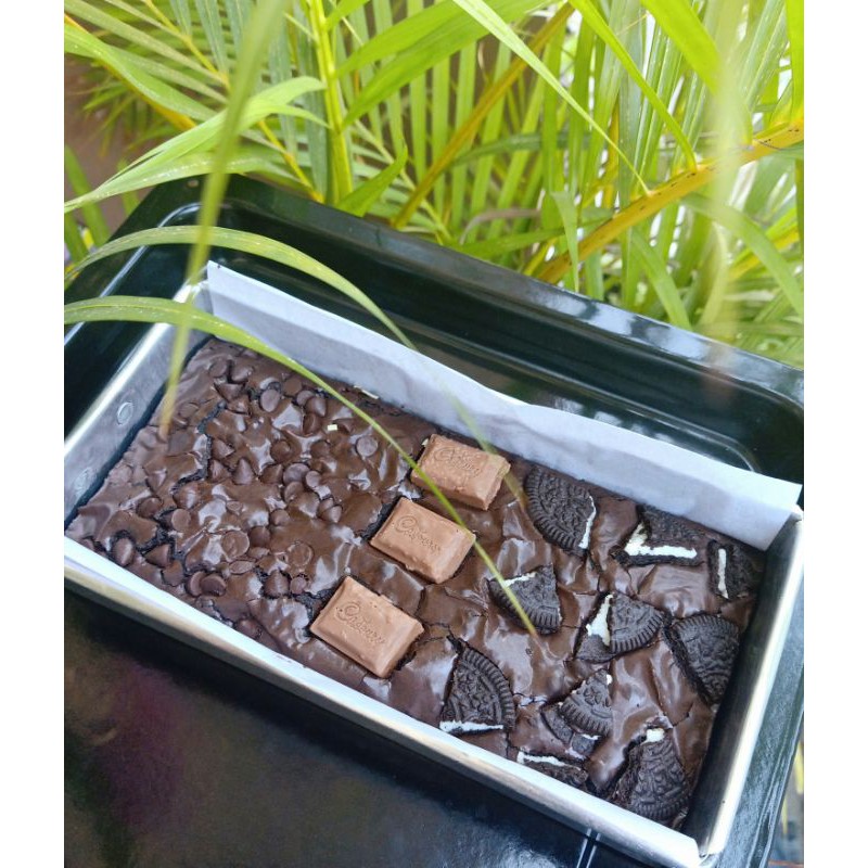 

Fudgy Brownies - (WAJIB CO BUBBLE WRAP) Brownies Panggang