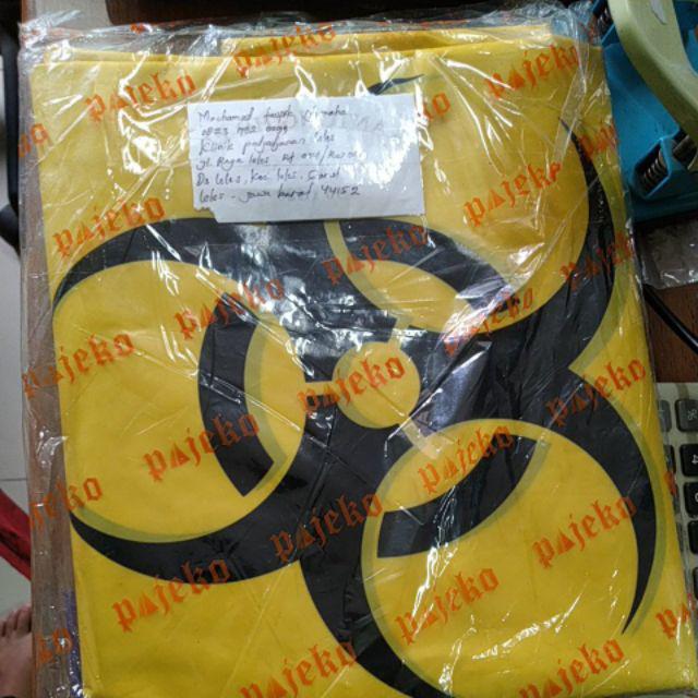 Kantong Plastik Sampah Medis Infeksius / Plastik Biohazard / Kantong Sampah Medis