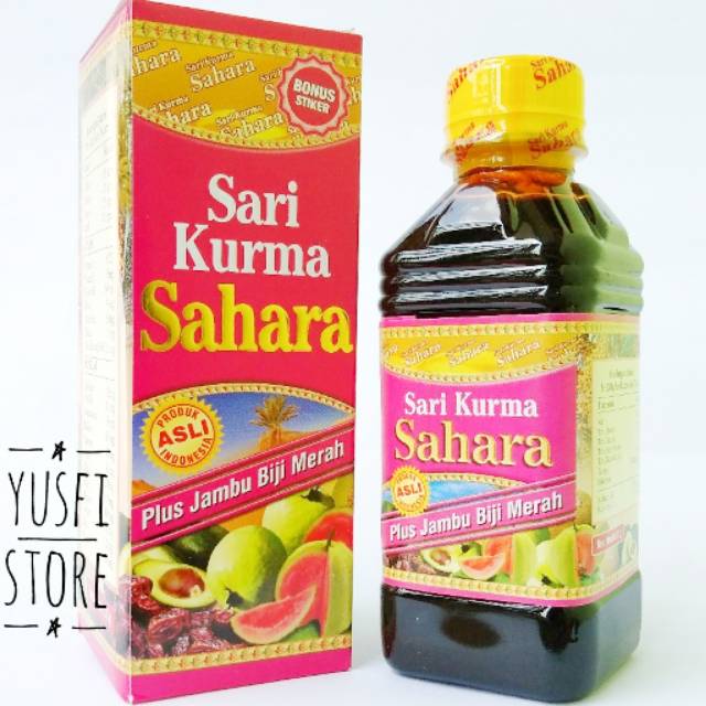 Jual Sari Kurma Sahara Plus Jambu Biji Merah Obat Demam Berdarah Shopee Indonesia