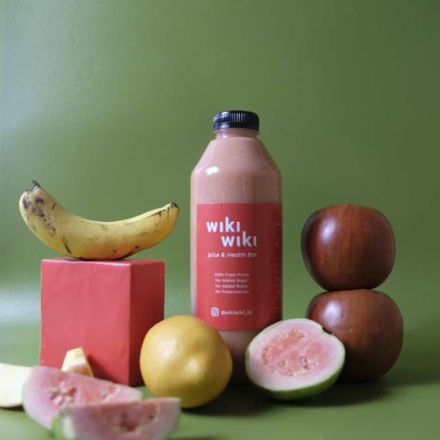 

V4 - Guava Banana Apple & Lemon Juice - Jus Jambu Pisang Apel & Perasan Lemon
