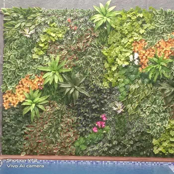 Jual Taman Vertikal Sintetis Vertical Garden Sintetis Shopee Indonesia