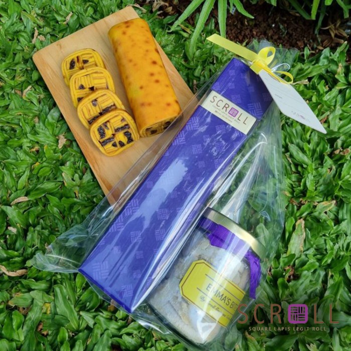 

KUE LAPIS LEGIT SCROLL PAKET BUNDLING ROLL PRUNE + PUTRI SALJU 100G